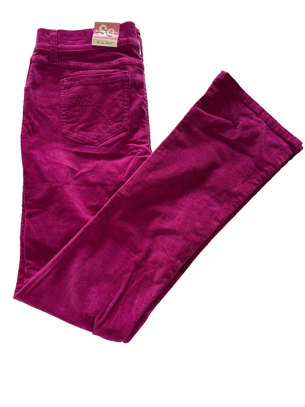 SO Women's Fuchsia Corduroy Skinny Jeans
